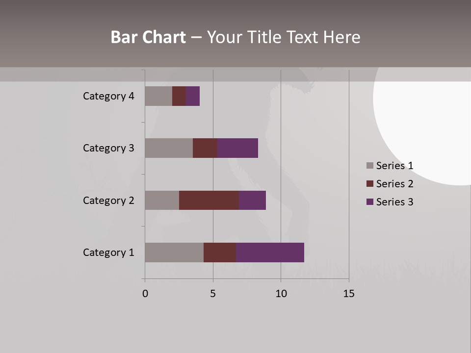 Wolf Lurid Black PowerPoint Template