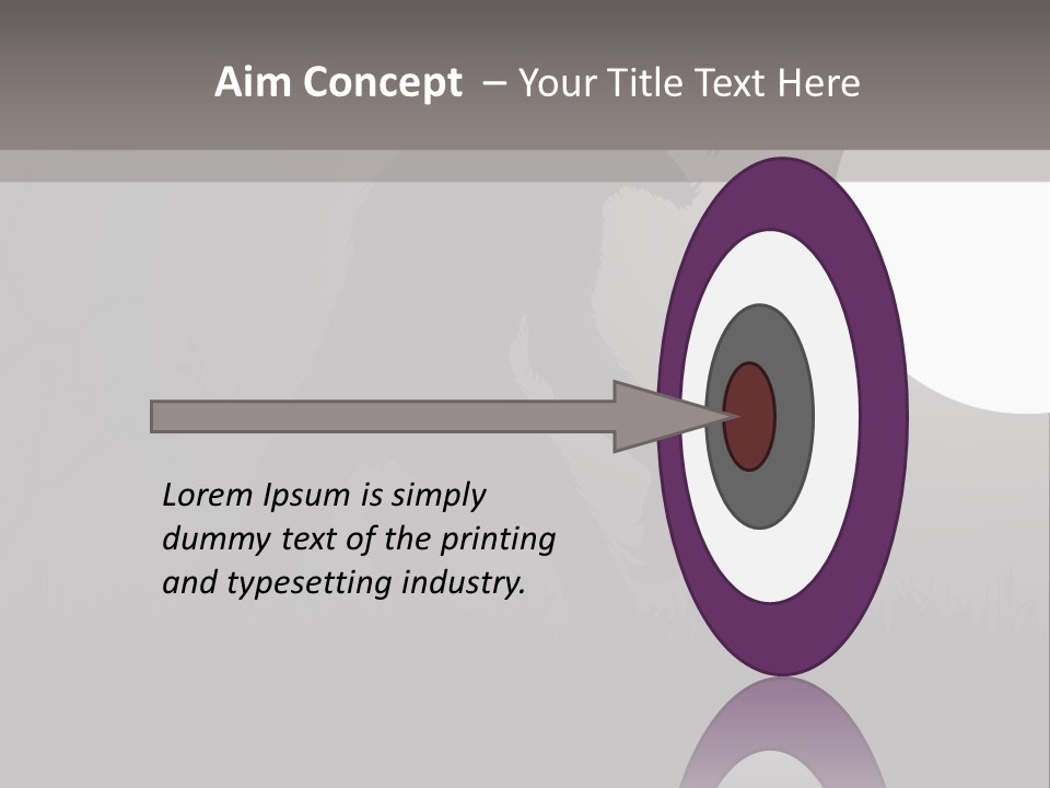 Wolf Lurid Black PowerPoint Template