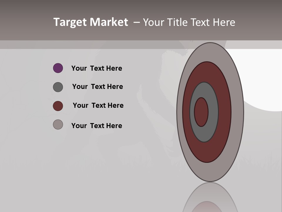 Wolf Lurid Black PowerPoint Template