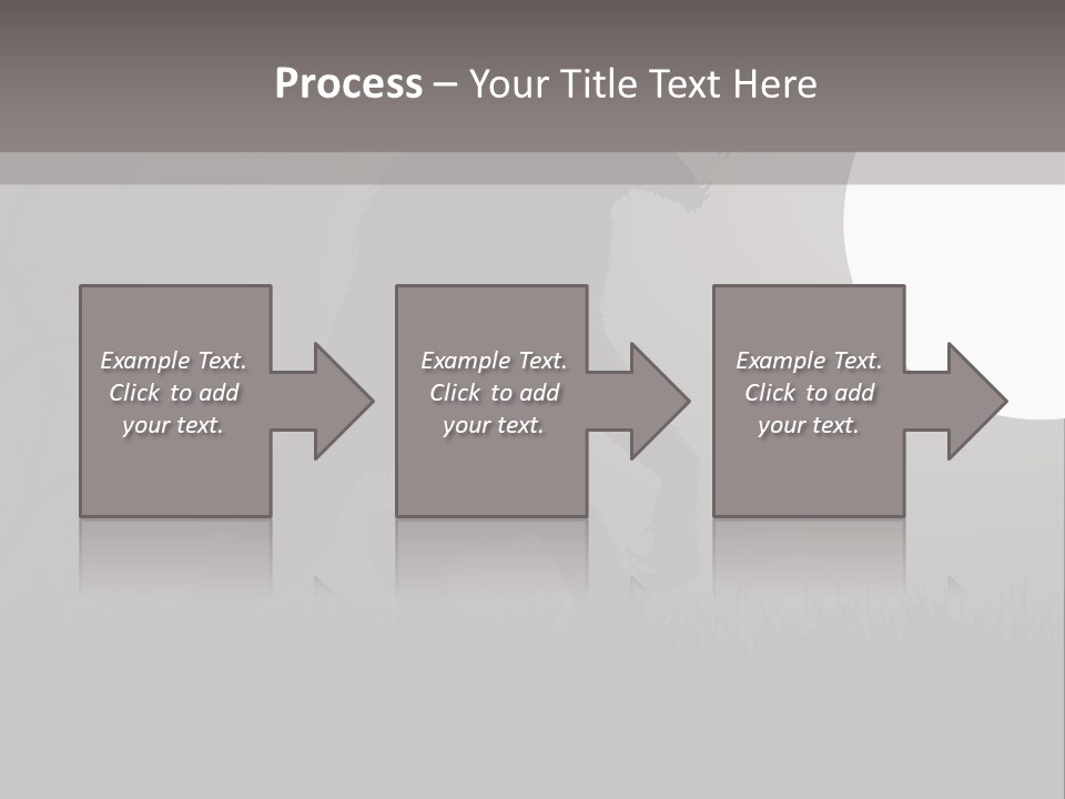 Wolf Lurid Black PowerPoint Template