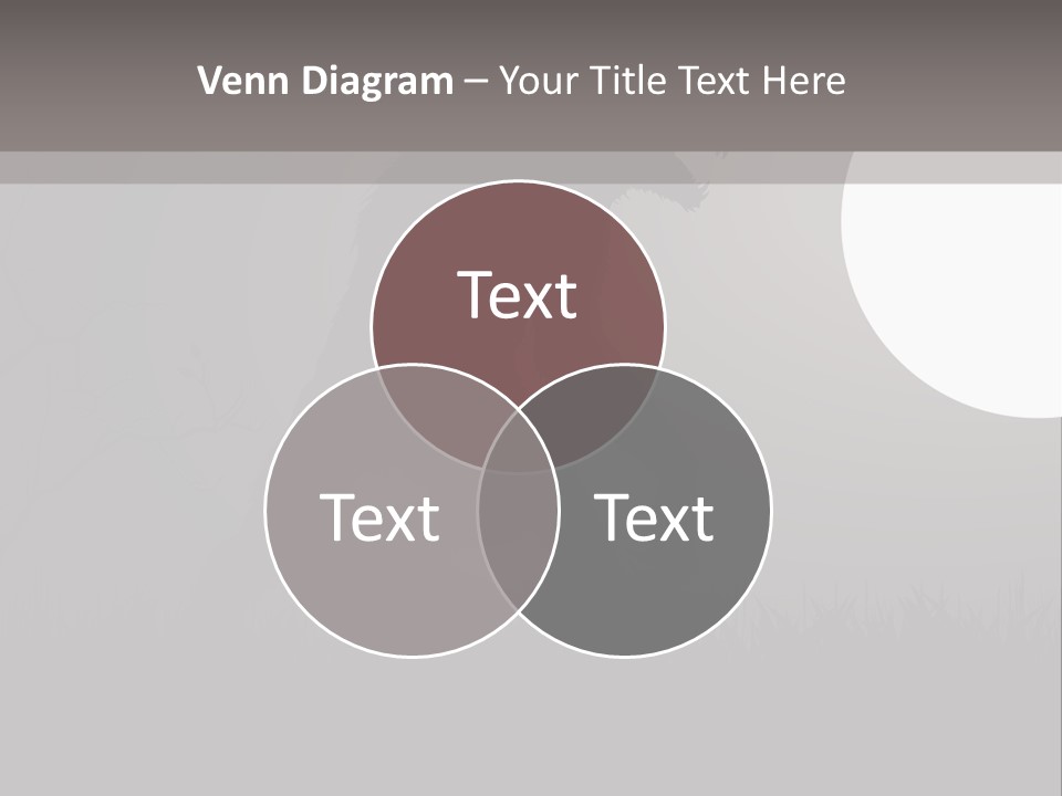 Wolf Lurid Black PowerPoint Template