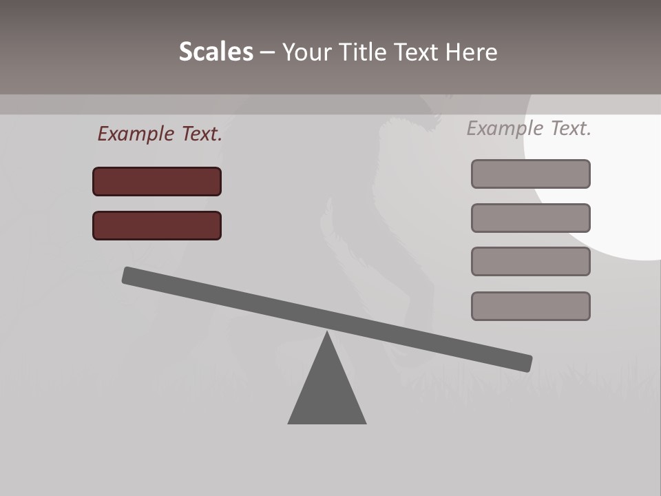 Wolf Lurid Black PowerPoint Template