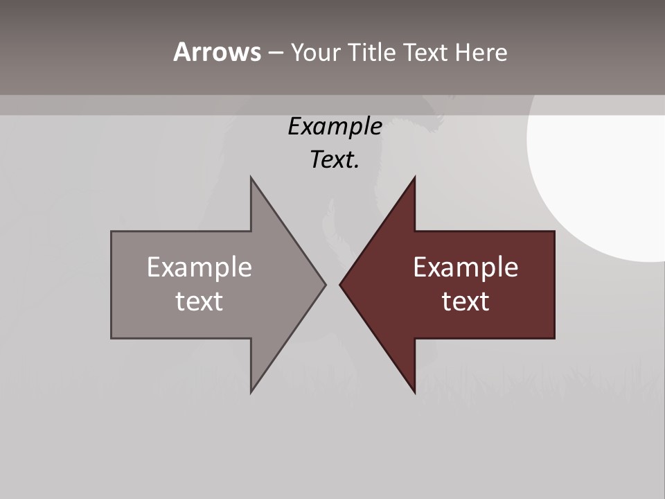 Wolf Lurid Black PowerPoint Template