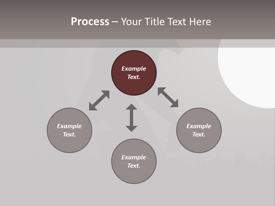 Wolf Lurid Black PowerPoint Template