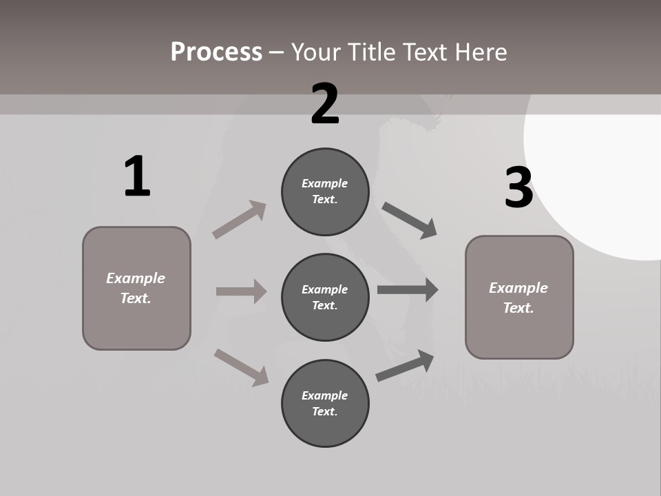 Wolf Lurid Black PowerPoint Template