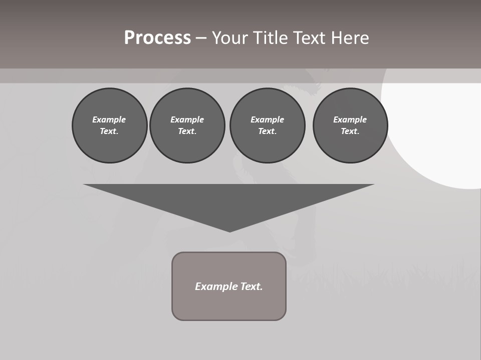 Wolf Lurid Black PowerPoint Template