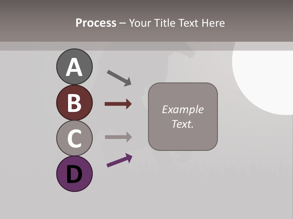 Wolf Lurid Black PowerPoint Template