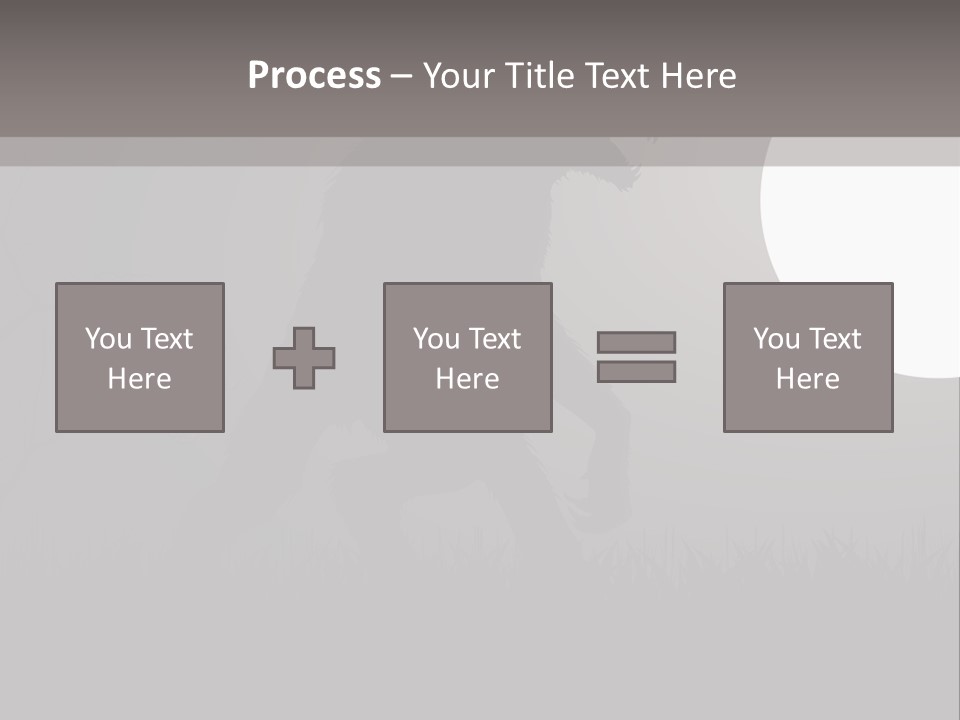 Wolf Lurid Black PowerPoint Template