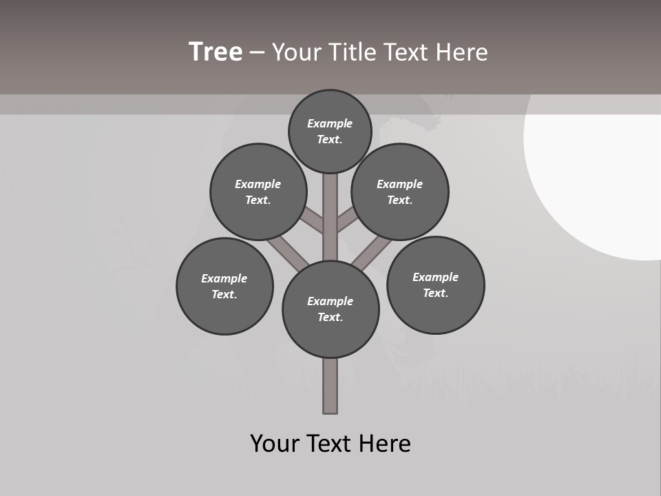 Wolf Lurid Black PowerPoint Template