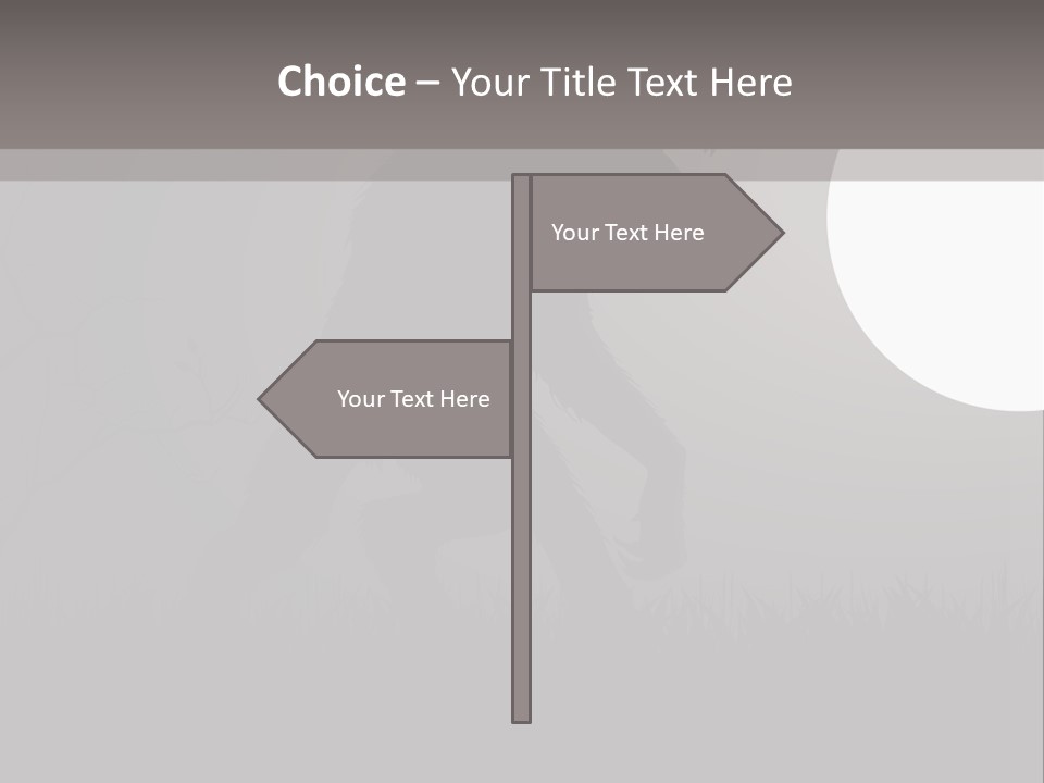 Wolf Lurid Black PowerPoint Template