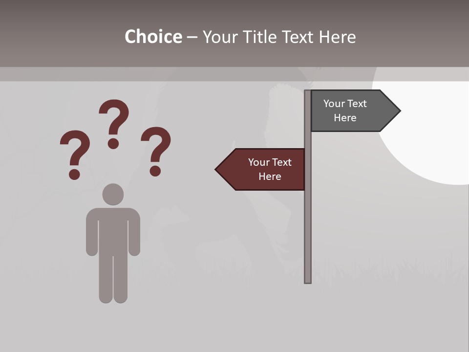 Wolf Lurid Black PowerPoint Template