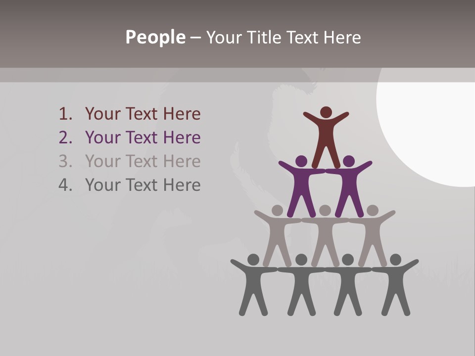 Wolf Lurid Black PowerPoint Template