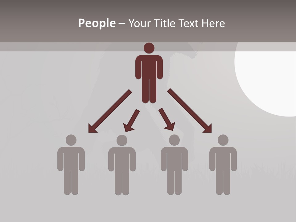 Wolf Lurid Black PowerPoint Template