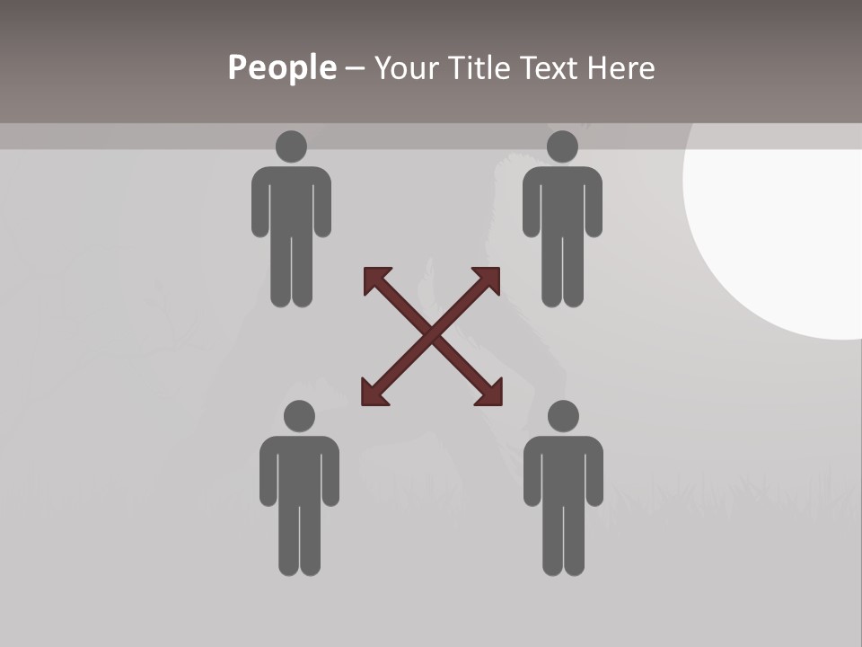 Wolf Lurid Black PowerPoint Template