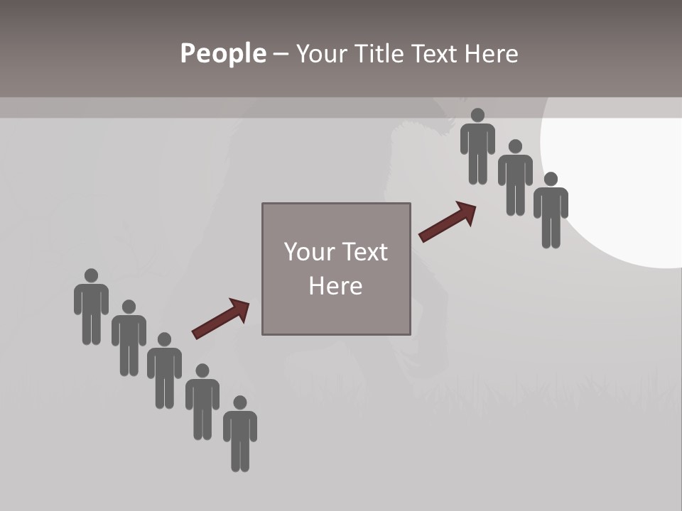 Wolf Lurid Black PowerPoint Template