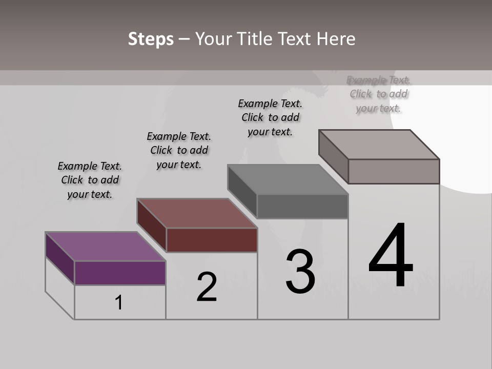 Wolf Lurid Black PowerPoint Template