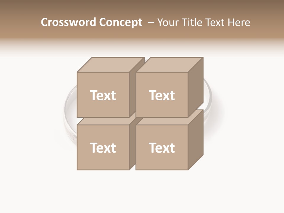 Two Silver Wedding Rings On A White Background PowerPoint Template