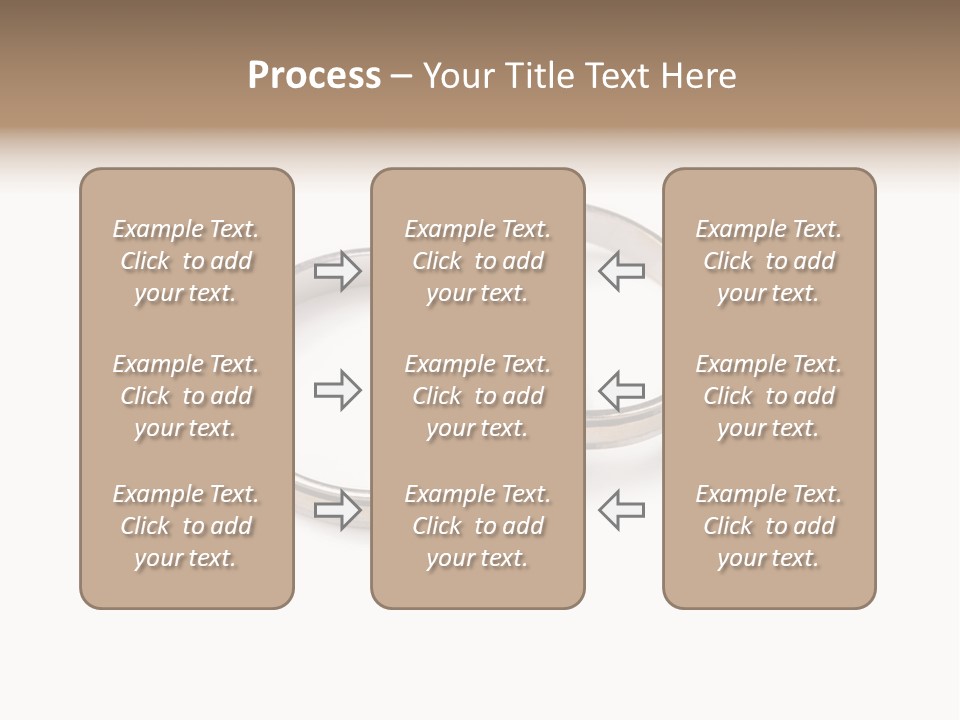 Two Silver Wedding Rings On A White Background PowerPoint Template