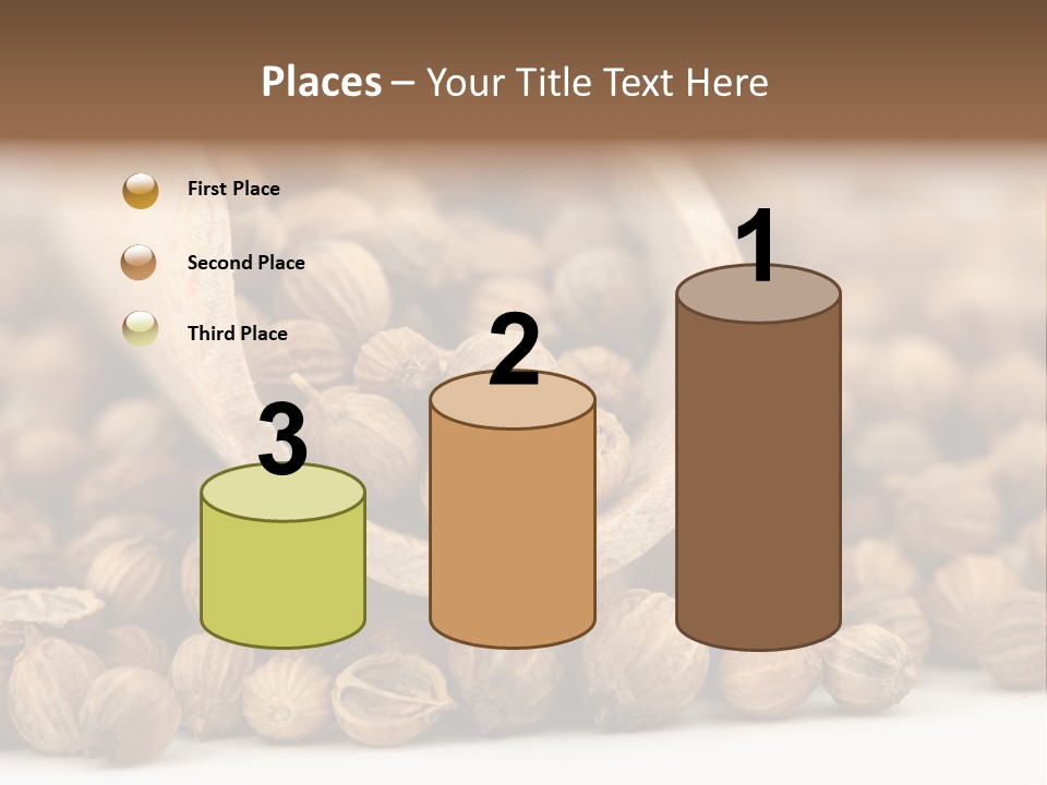 Spice Close Up Coriander PowerPoint Template