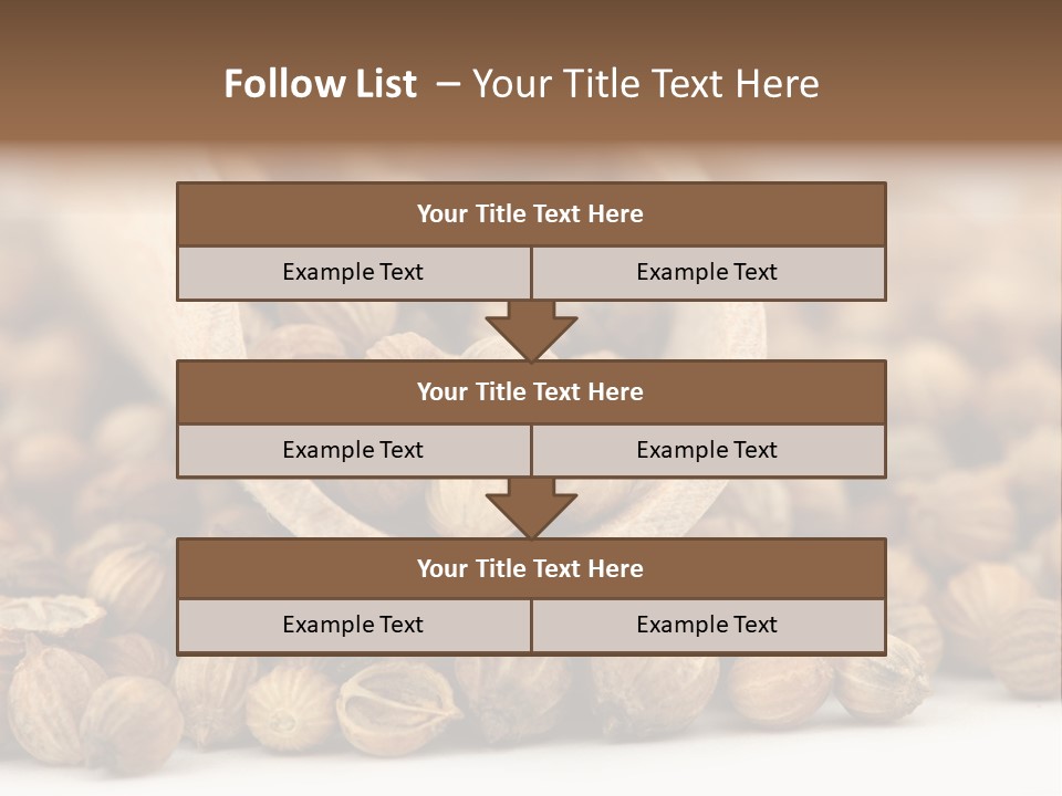 Spice Close Up Coriander PowerPoint Template