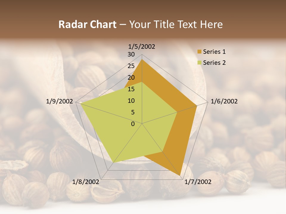 Spice Close Up Coriander PowerPoint Template