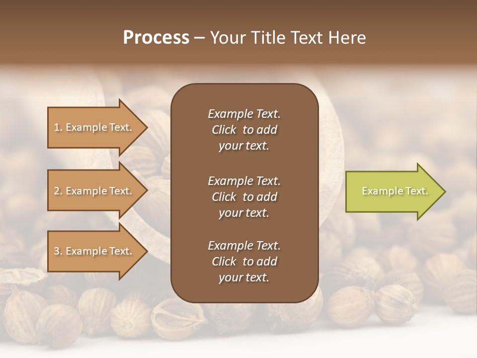 Spice Close Up Coriander PowerPoint Template