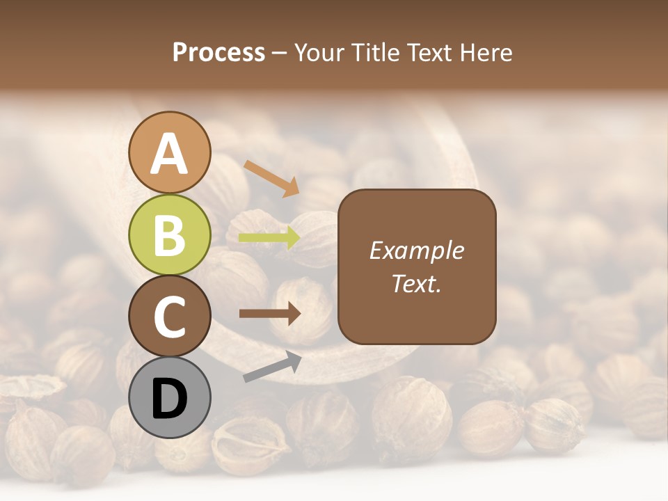 Spice Close Up Coriander PowerPoint Template