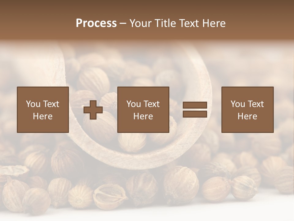 Spice Close Up Coriander PowerPoint Template