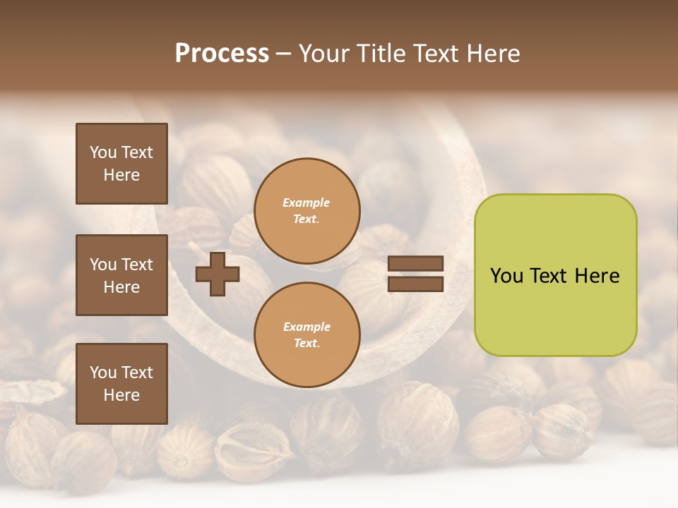 Spice Close Up Coriander PowerPoint Template