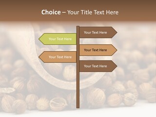 Spice Close Up Coriander PowerPoint Template