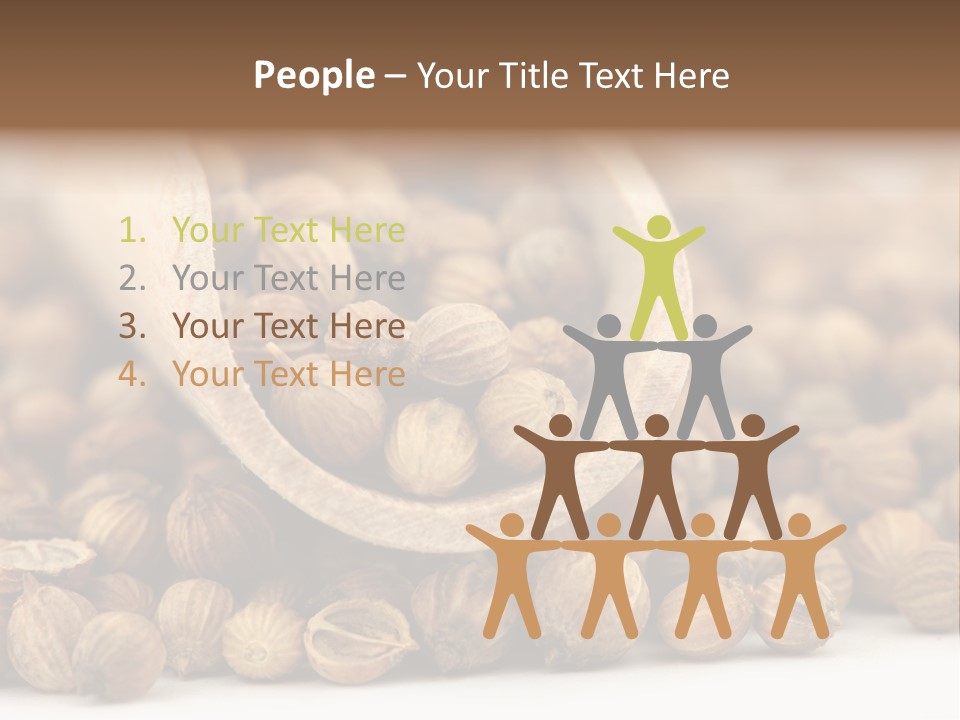 Spice Close Up Coriander PowerPoint Template