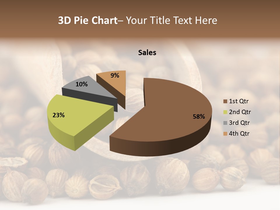 Spice Close Up Coriander PowerPoint Template