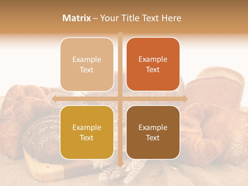 A Bunch Of Bread Powerpoint Template Is Shown PowerPoint Template