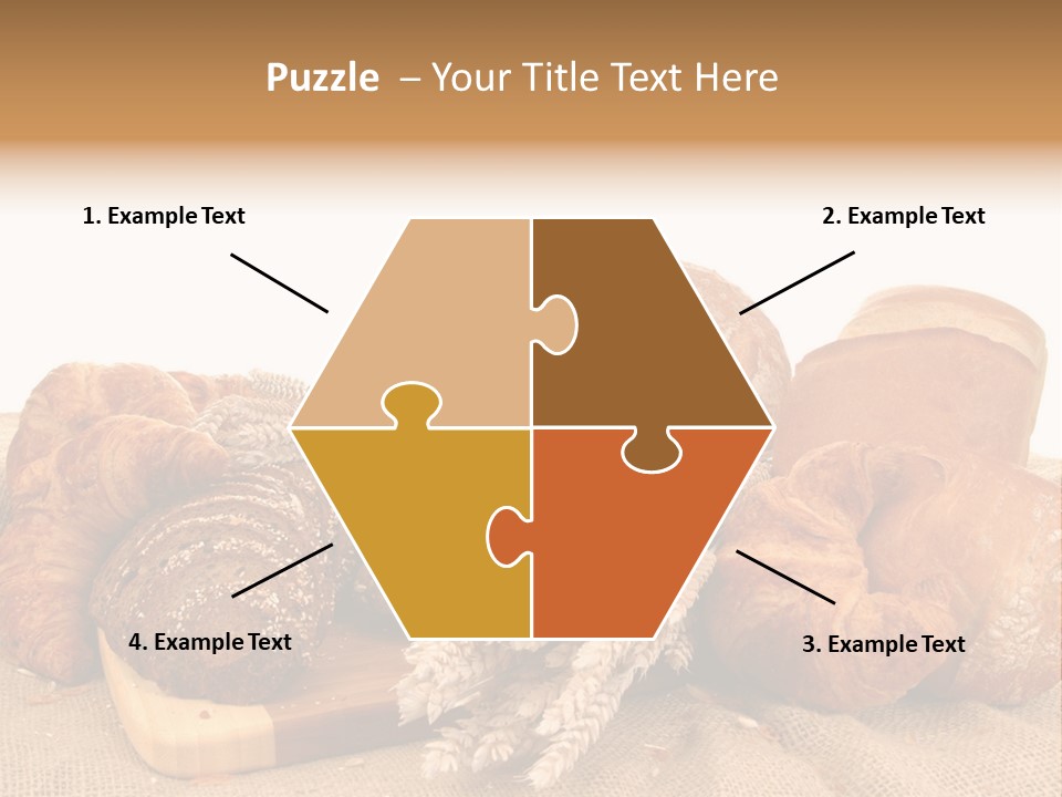 A Bunch Of Bread Powerpoint Template Is Shown PowerPoint Template