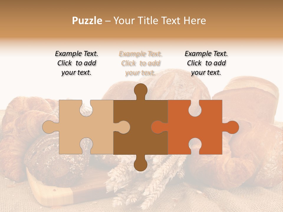 A Bunch Of Bread Powerpoint Template Is Shown PowerPoint Template