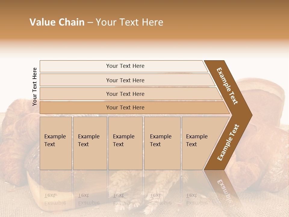 A Bunch Of Bread Powerpoint Template Is Shown PowerPoint Template