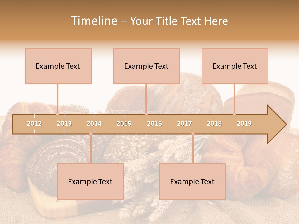 A Bunch Of Bread Powerpoint Template Is Shown PowerPoint Template