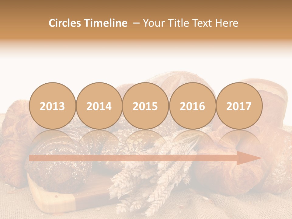 A Bunch Of Bread Powerpoint Template Is Shown PowerPoint Template