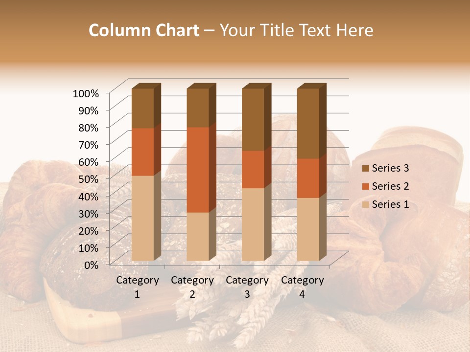 A Bunch Of Bread Powerpoint Template Is Shown PowerPoint Template