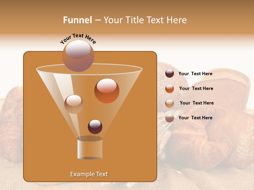 A Bunch Of Bread Powerpoint Template Is Shown PowerPoint Template
