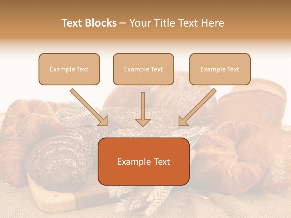 A Bunch Of Bread Powerpoint Template Is Shown PowerPoint Template