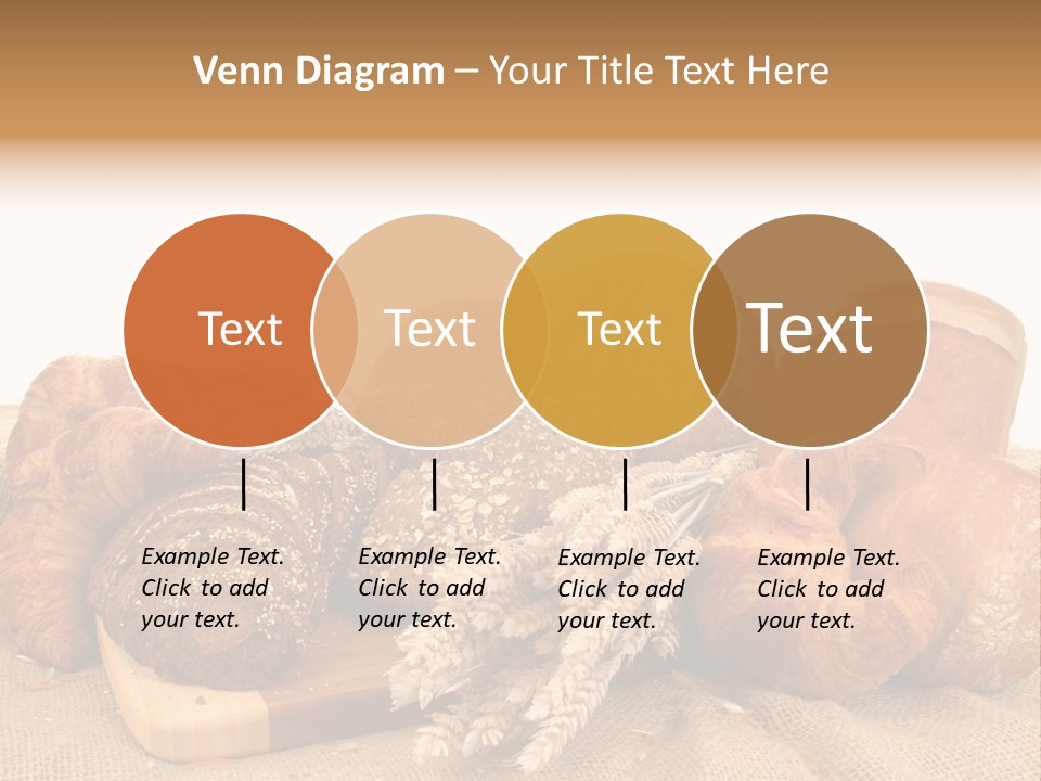 A Bunch Of Bread Powerpoint Template Is Shown PowerPoint Template