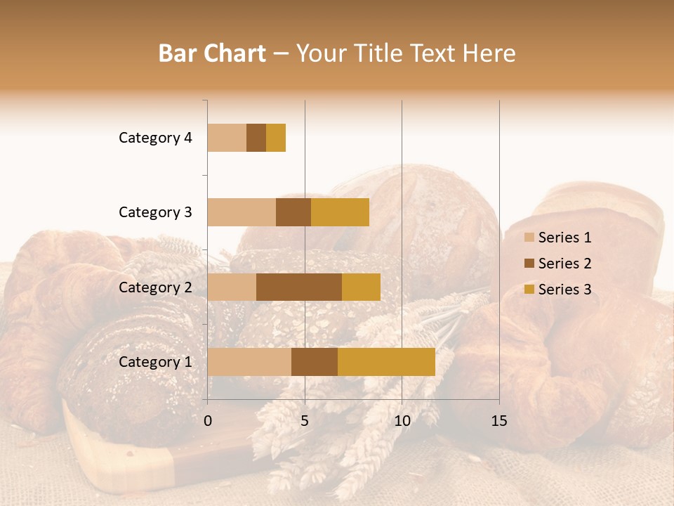 A Bunch Of Bread Powerpoint Template Is Shown PowerPoint Template
