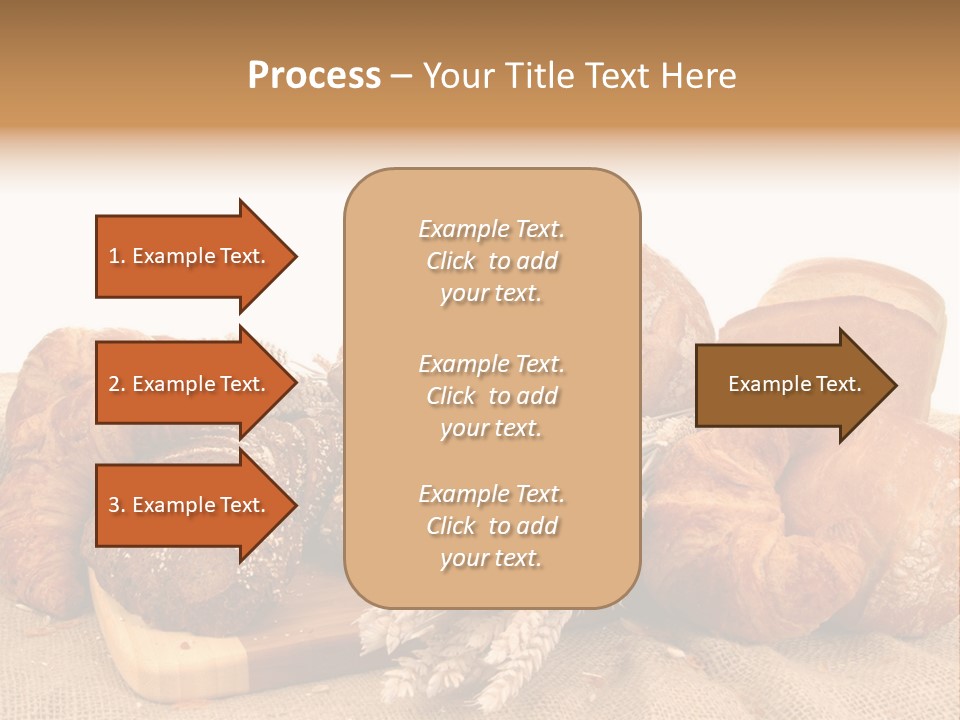 A Bunch Of Bread Powerpoint Template Is Shown PowerPoint Template
