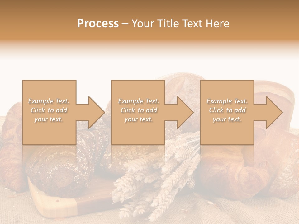 A Bunch Of Bread Powerpoint Template Is Shown PowerPoint Template