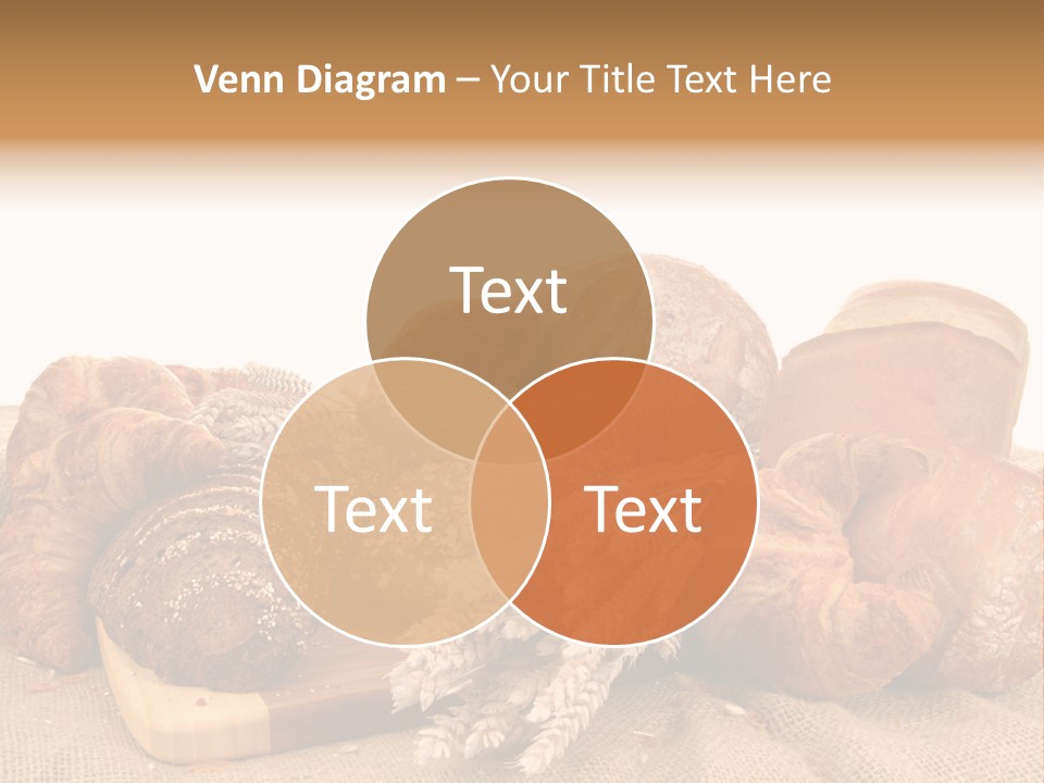 A Bunch Of Bread Powerpoint Template Is Shown PowerPoint Template