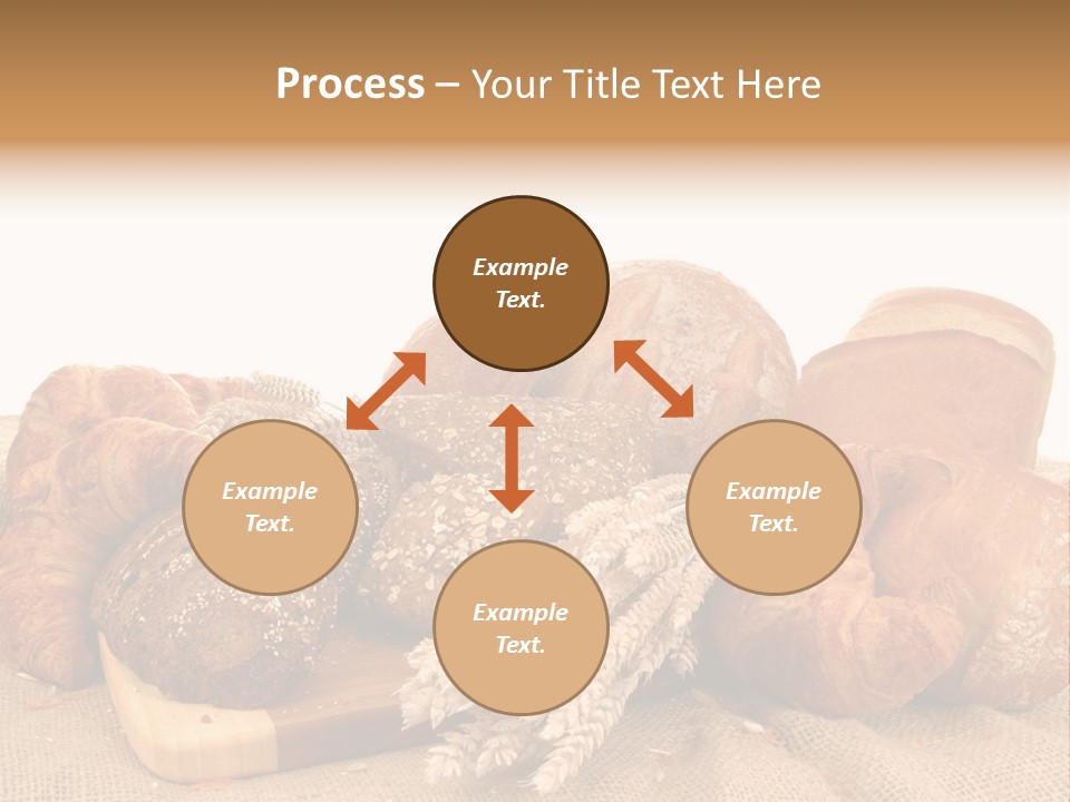 A Bunch Of Bread Powerpoint Template Is Shown PowerPoint Template