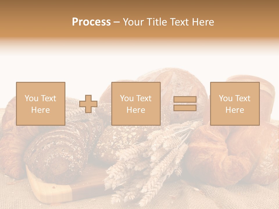 A Bunch Of Bread Powerpoint Template Is Shown PowerPoint Template