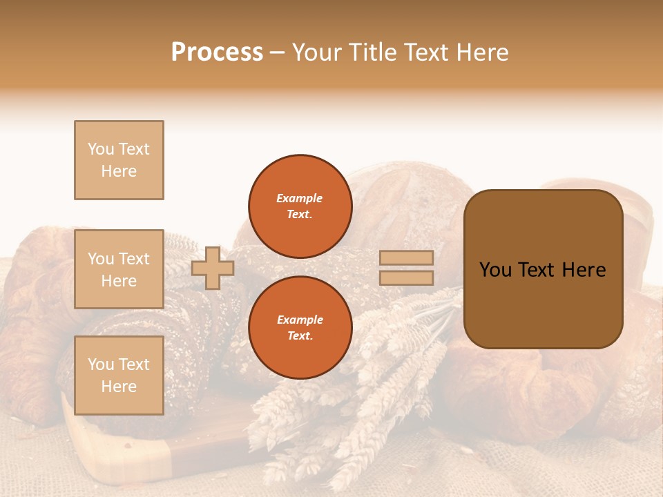 A Bunch Of Bread Powerpoint Template Is Shown PowerPoint Template