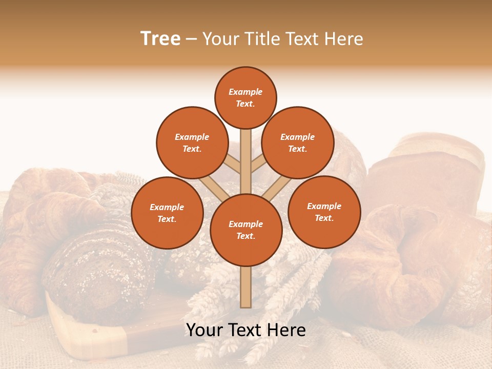 A Bunch Of Bread Powerpoint Template Is Shown PowerPoint Template